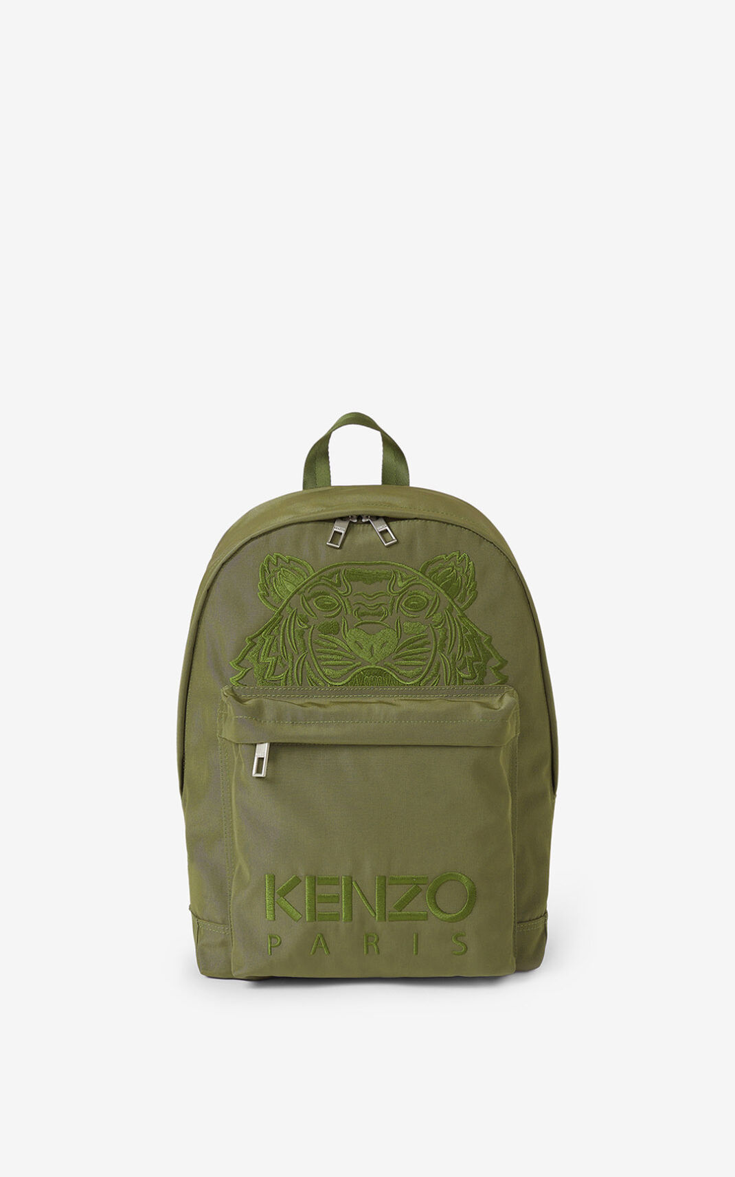 Mochila Kenzo Lona Kampus Tiger Hombre Verde Oliva - SKU.6186113